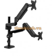 Giá đỡ màn hình đôi HyperWork P1 Dual HPW-DPA01-BLK Đen